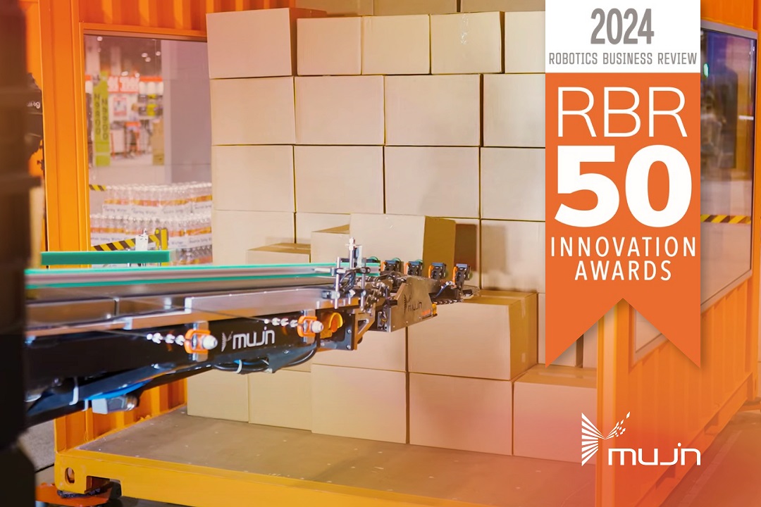 TruckBot Honored With Robotics Award For Automated Truck Unloading Mujin